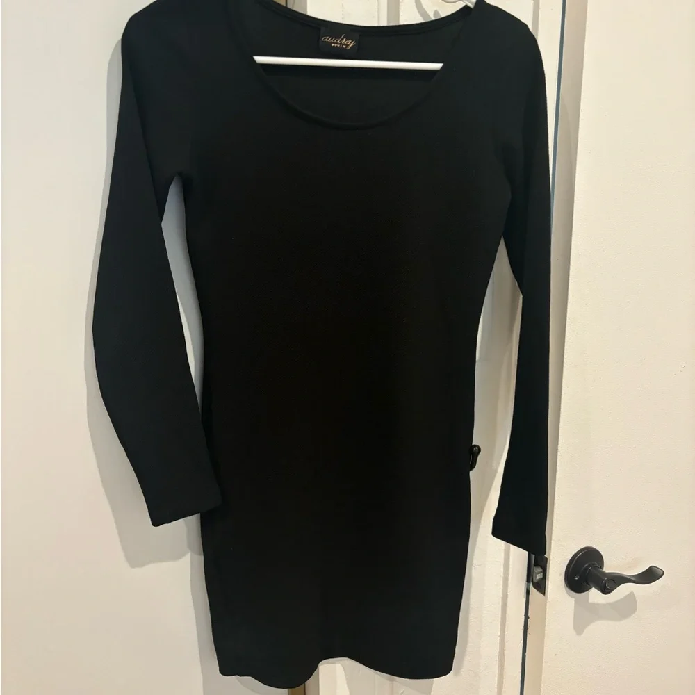 black poster girl dress Marine Layer Lexi Rib V-Neck Maxi Dress in Black Extra Large / Black main image 0